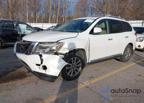 2014 Nissan Pathfinder Sl z USA, uszkodzony, nr VIN 5N1AR2MM8EC686857